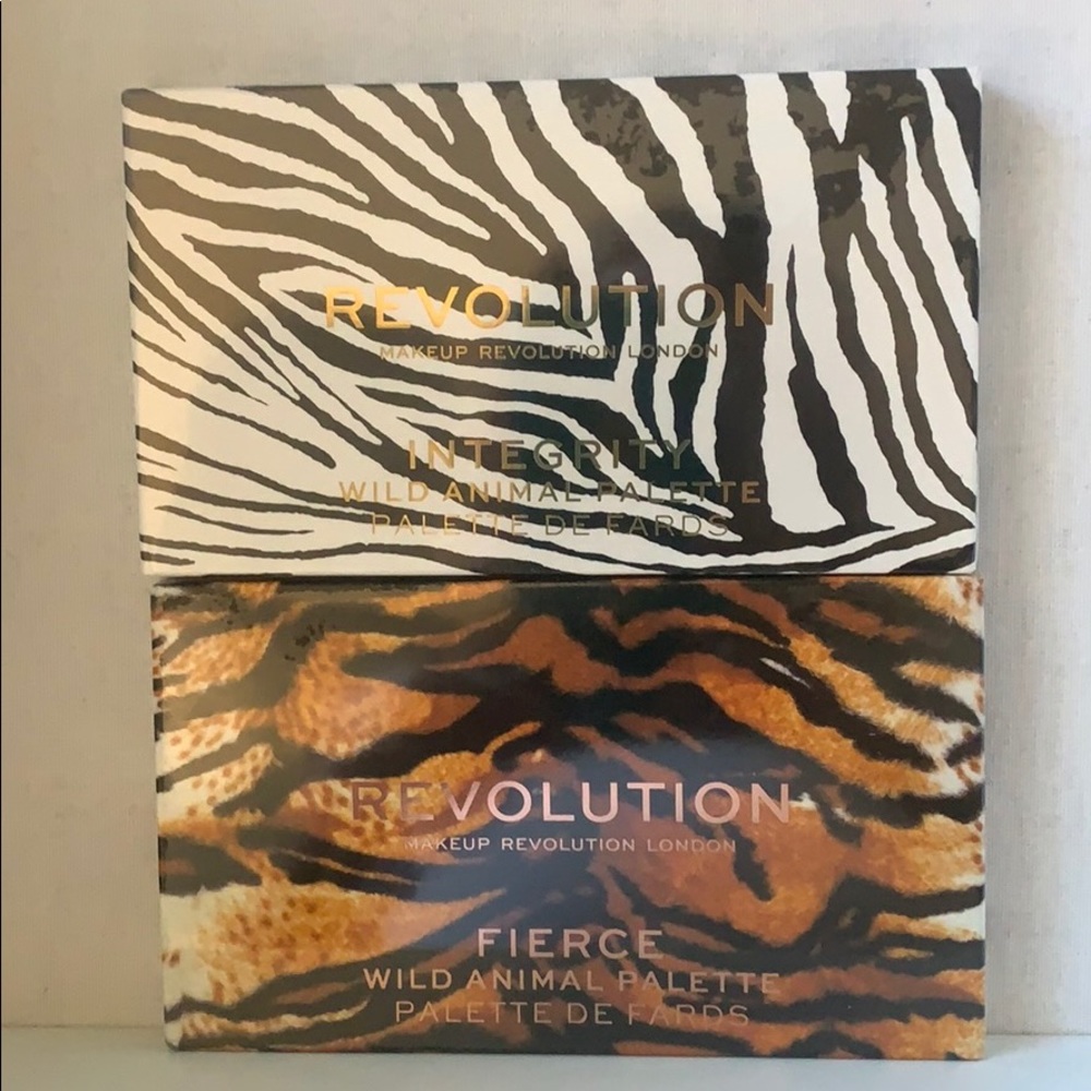 Set of 2 Revolution Eyeshadow Wild Animal Palettes